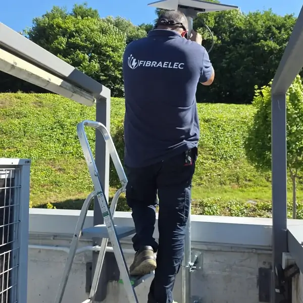 Orientación de antena STARLINK en exterior
